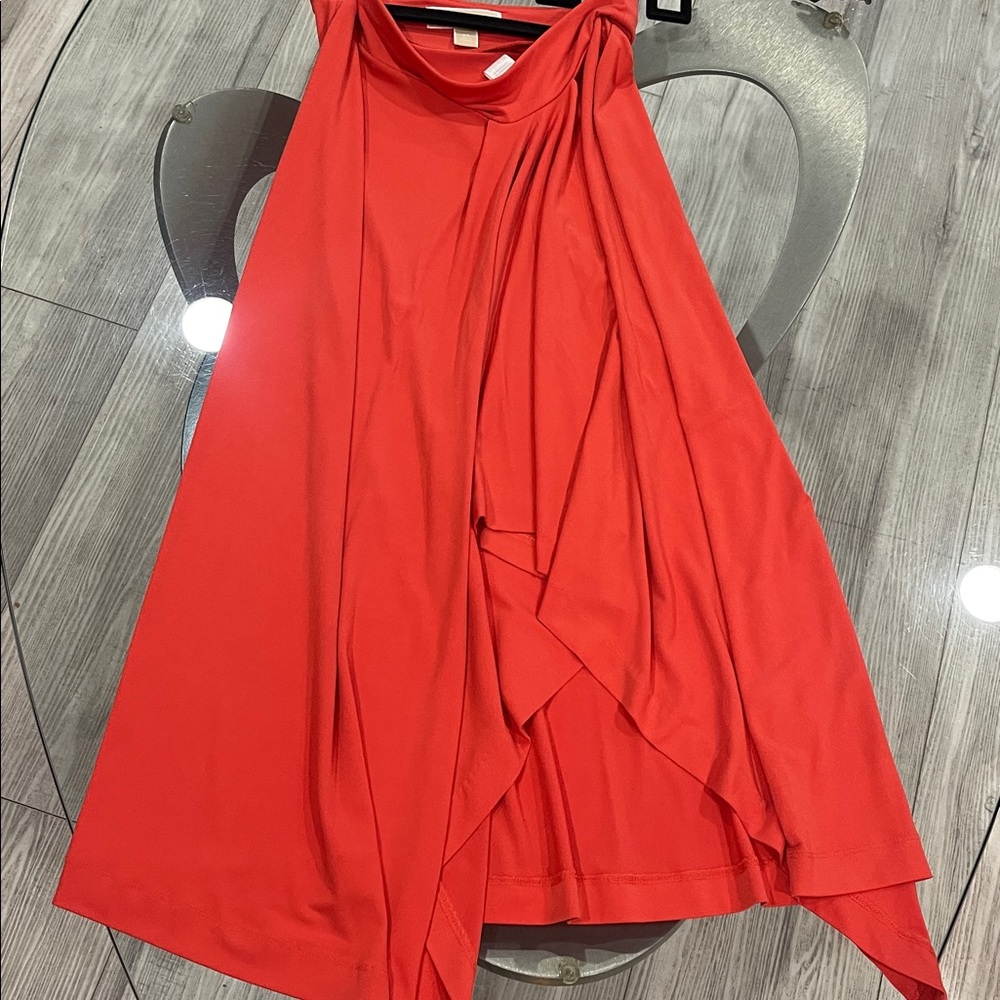 Michael Kors Asymmetrical Red Skirt - Picture 4 of 4